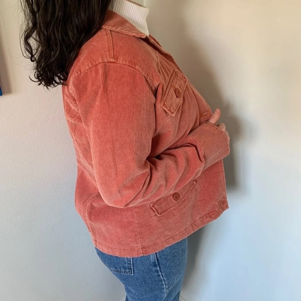 NEW Vintage Y2K Corduroy Cord Boho Wrangler Jacket - Picture 6 of 10